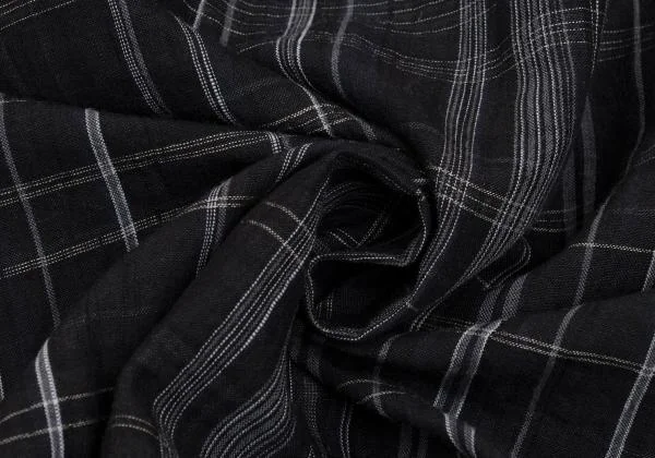 COMME des GARCONS HOMME Cotton Linen Check Shirt K-159220_013