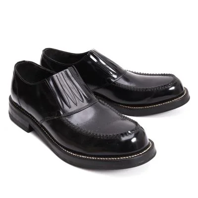 COMME des GARCONS HOMME Leather Slip-on Shoes