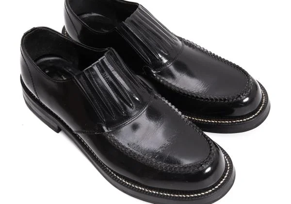 COMME des GARCONS HOMME Leather Slip-on Shoes K-159224_006