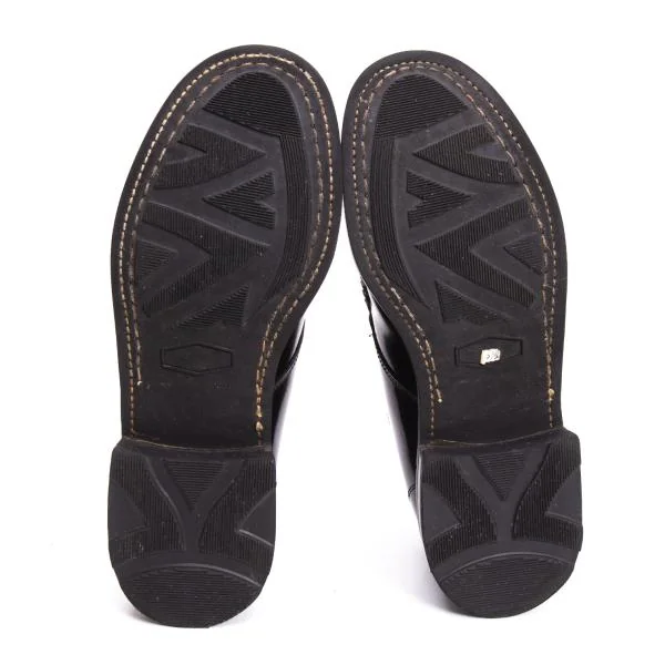 COMME des GARCONS HOMME Leather Slip-on Shoes K-159224_014