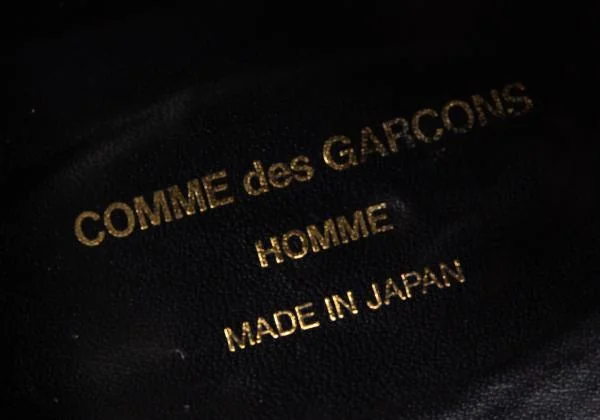 COMME des GARCONS HOMME Leather Slip-on Shoes K-159224_017