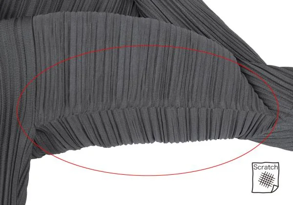 美品　プリーツプリーズ　長袖カーディガン　サイズ3 グレー PLEATS PLEASE ISSEY MIYAKE - PLEATS PLEASE(プリーツプリーズ
