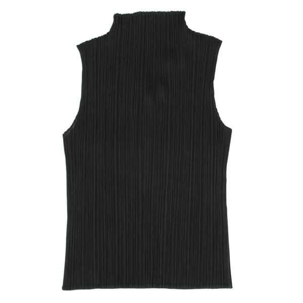 PLEATS PLEASE Hight-neck Sleeveless Top K-159231_002
