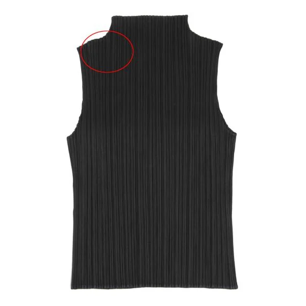 PLEATS PLEASE Hight-neck Sleeveless Top K-159231_012