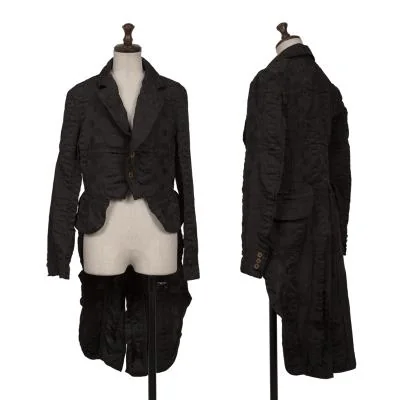 COMME des GARCONS Dot Check Jacquard Swallowtail Jacket