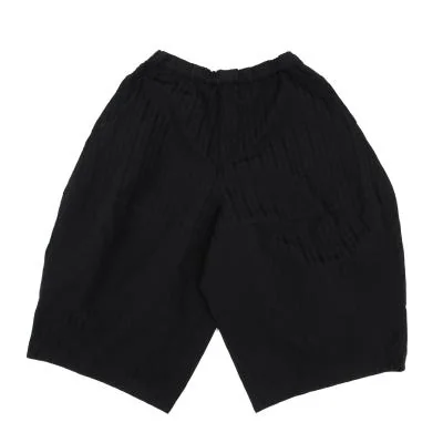 COMME des GARCONS Poly Stripe Jacquard Wide Cropped Pants