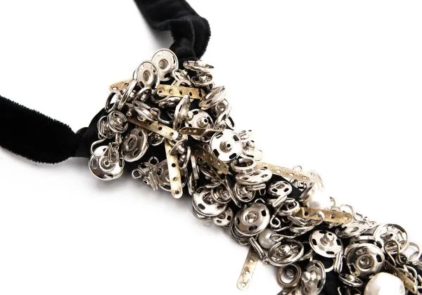 tricot COMME des GARCONS Bijou Button Decoration Tie K-159255_003