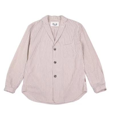 Papas+ Striped Seersucker 3B Jacket