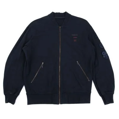 Papas Zip-up Patch Sweat Jacket