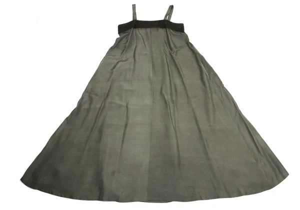 Y's Dyed Felt Switching Silk Cami Dress K-159283_002