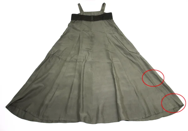 Y's Dyed Felt Switching Silk Cami Dress K-159283_013