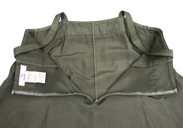 Y's Dyed Felt Switching Silk Cami Dress K-159283_016