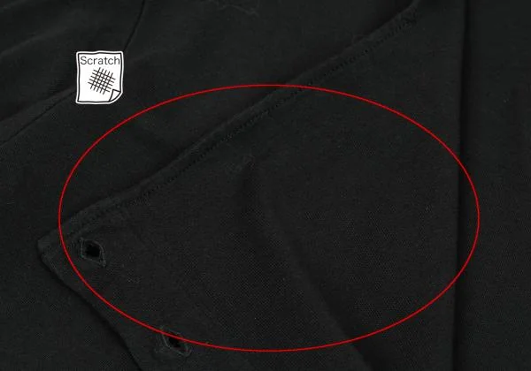 REGULATION Yohji Yamamoto MEN Cotton Square Henley Neck T Shirt K-159287_007