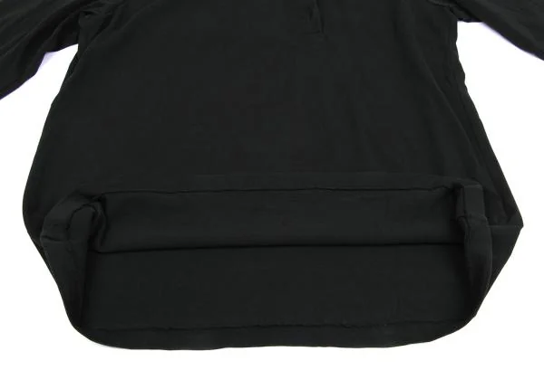 REGULATION Yohji Yamamoto MEN Cotton Square Henley Neck T Shirt K-159287_014