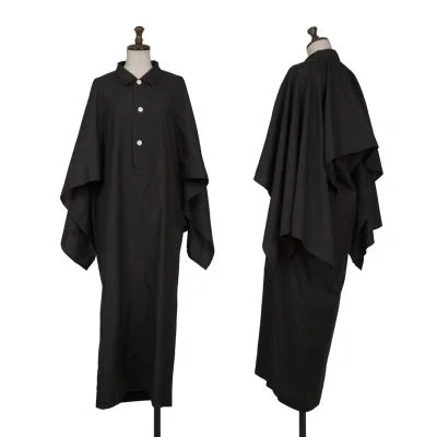Yohji Yamamoto FEMME Silk Kimono Sleeve Pullover Dress