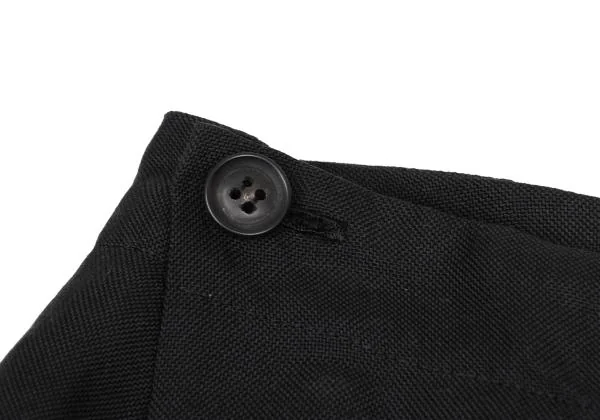 ヨウジヤマモト ノアールYohji Yamamoto NOIR シルクペンシルスカート 黒1 K-159298_004