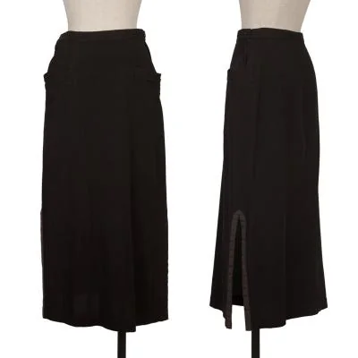 tricot COMME des GARCONS Dyed Slit Taped Skirt