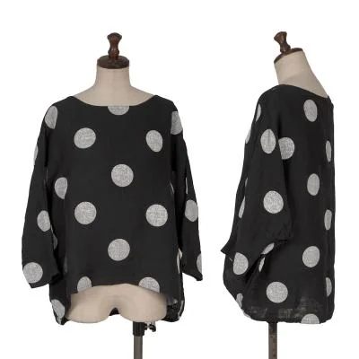 BEARDSLEY Dot Cotton Gauze Top