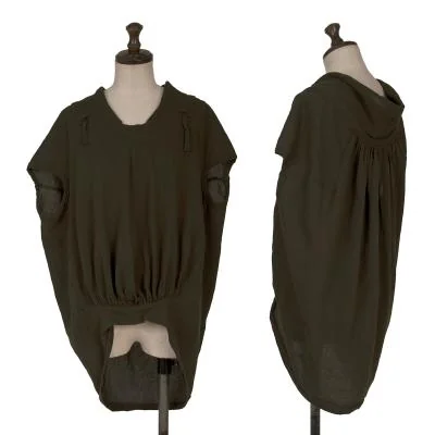 Y's Gather Design Knit Top