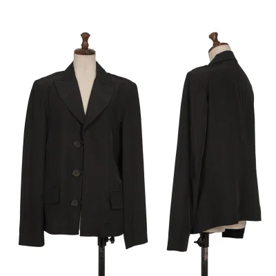 Y's Rayon Silk Peak Lapel Jacket