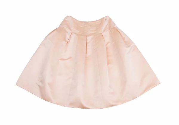 CHANEL Silk Poly Pleats Switching Skirt K-159359_002