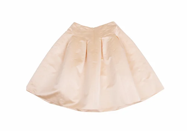CHANEL Silk Poly Pleats Switching Skirt K-159359_011