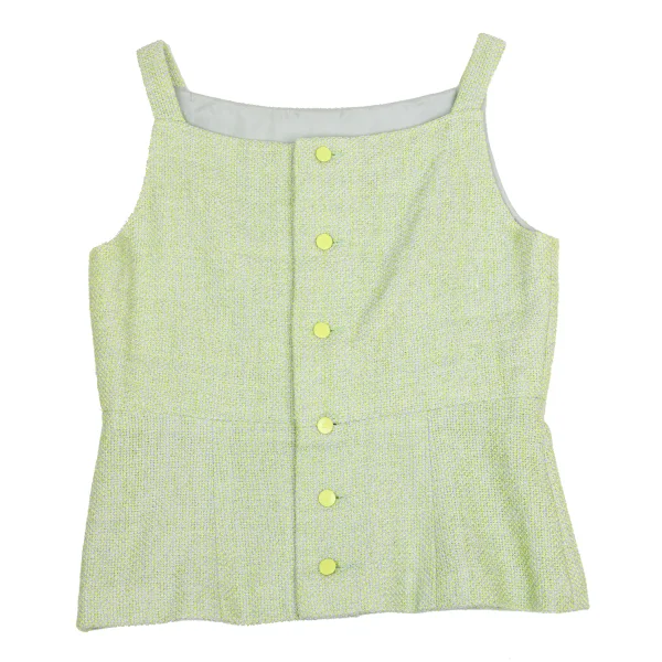CHANEL Tweed Coco Mark Button Bustier K-159365_002