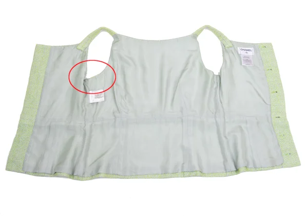 CHANEL Tweed Coco Mark Button Bustier K-159365_008