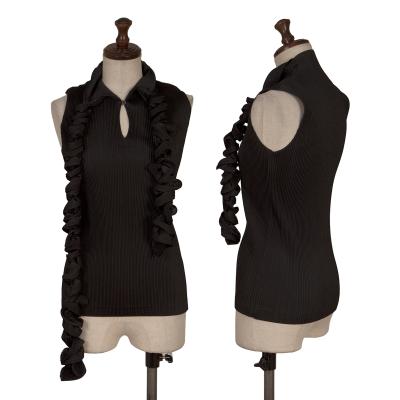 ISSEY MIYAKE FETE Pleated Twisted Design Sleeveless Top