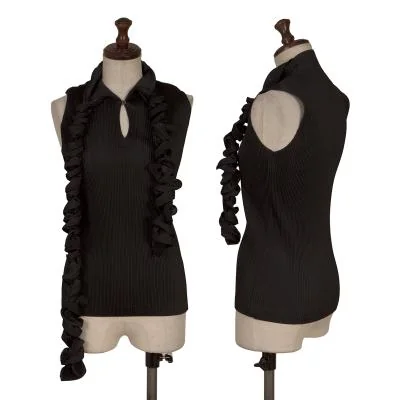 ISSEY MIYAKE FETE Pleated Twisted Design Sleeveless Top