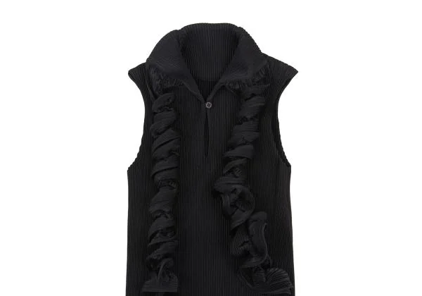 ISSEY MIYAKE FETE Pleated Twisted Design Sleeveless Top K-159371_003