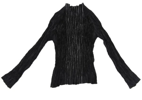 ISSEY MIYAKE Front Stitch Design Pleats T-shirt K-159376_002