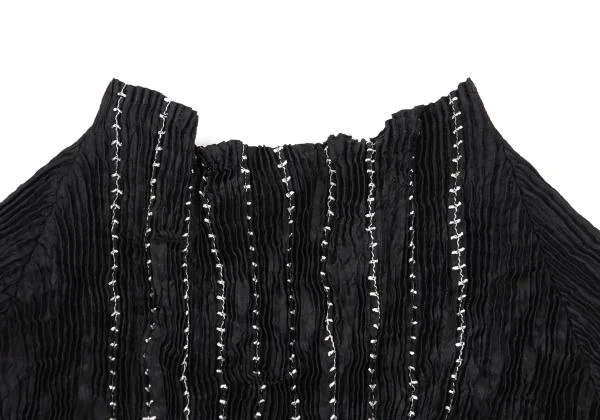 ISSEY MIYAKE Front Stitch Design Pleats T-shirt K-159376_004