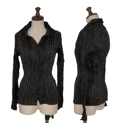 ISSEY MIYAKE Front Stitch Design Pleats Shirt