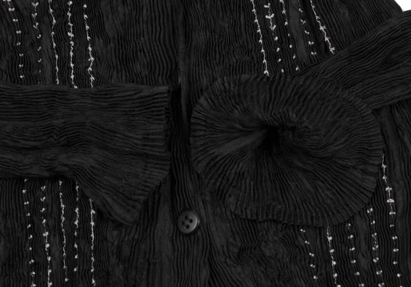 ISSEY MIYAKE Front Stitch Design Pleats Shirt K-159377_008