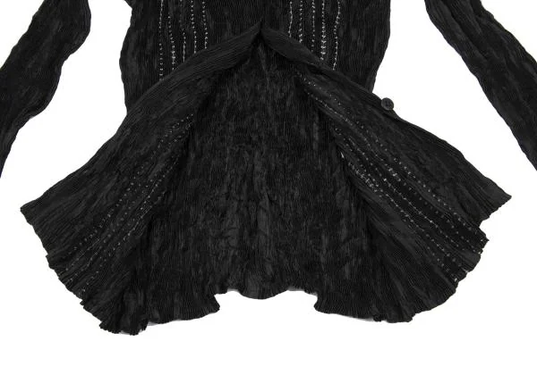 ISSEY MIYAKE Front Stitch Design Pleats Shirt K-159377_010