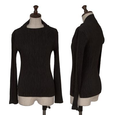 ISSEY MIYAKE Pleated High Neck T-shirt