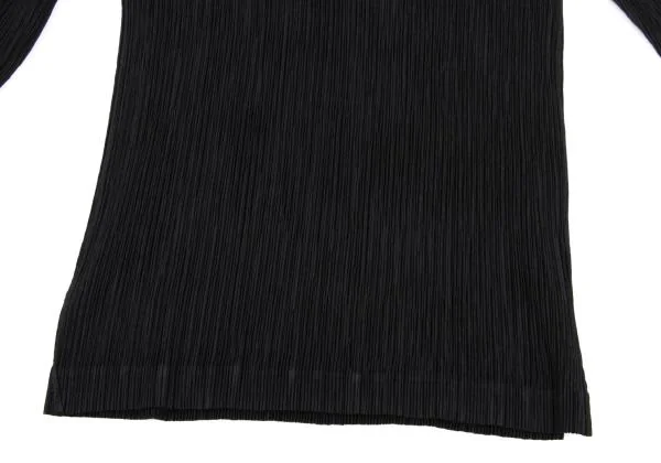 ISSEY MIYAKE Pleated High Neck T-shirt K-159378_009