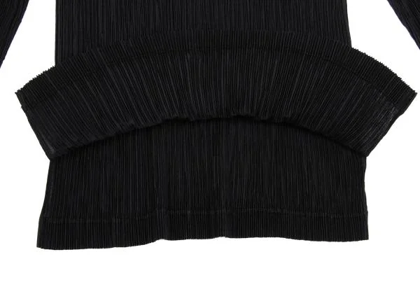 ISSEY MIYAKE Pleated High Neck T-shirt K-159378_011
