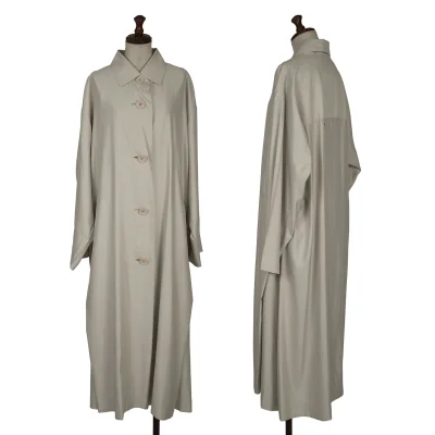 ISSEY MIYAKE Poly Cupra Tuck Coat