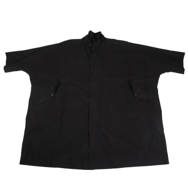 イッセイミヤケ メンISSEY MIYAKEMEN コットンイカコート 黒M K-159381_001