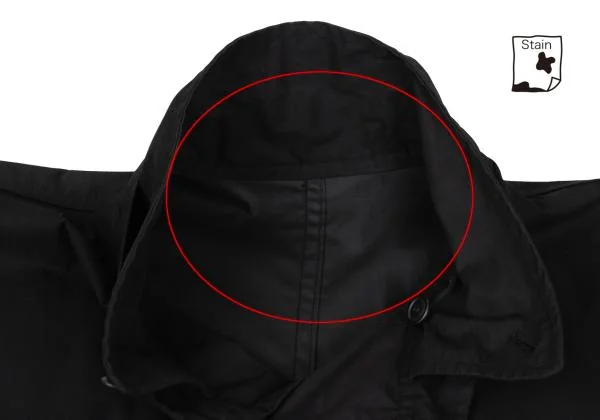 イッセイミヤケ メンISSEY MIYAKEMEN コットンイカコート 黒M K-159381_004