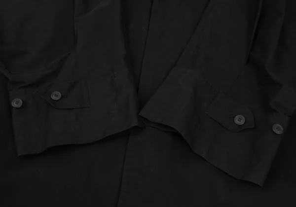 イッセイミヤケ メンISSEY MIYAKEMEN コットンイカコート 黒M K-159381_007