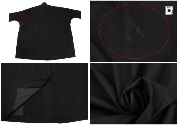 イッセイミヤケ メンISSEY MIYAKEMEN コットンイカコート 黒M K-159381_017