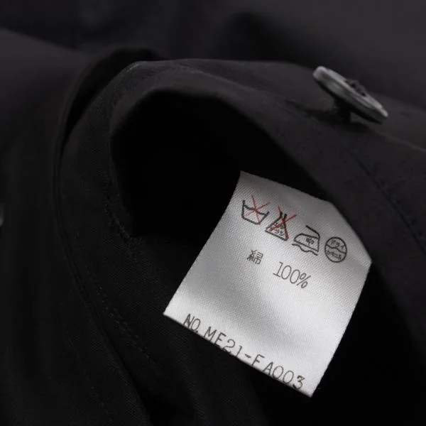 イッセイミヤケ メンISSEY MIYAKEMEN コットンイカコート 黒M K-159381_019