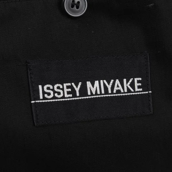 イッセイミヤケ メンISSEY MIYAKEMEN コットンイカコート 黒M K-159381_020