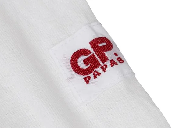 Papas One Point Embroidery Long Sleeves Shirt K-159385_012