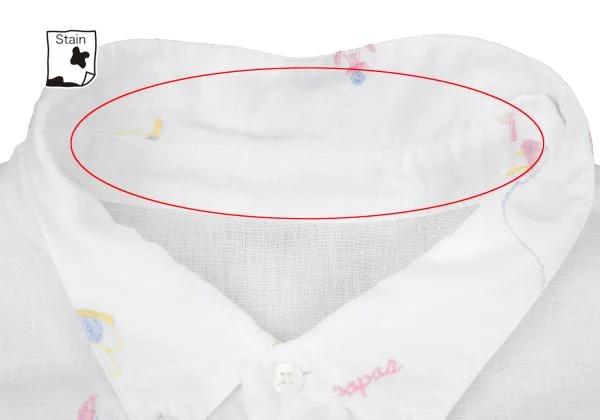 Papas Marine Embroidery Linen Shirt K-159387_004