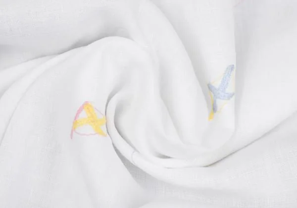 Papas Marine Embroidery Linen Shirt K-159387_014