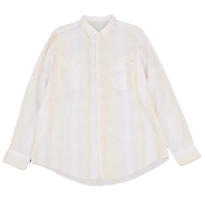 Papas Multi Stripe Sleeve Switching Long Sleeved Shirt